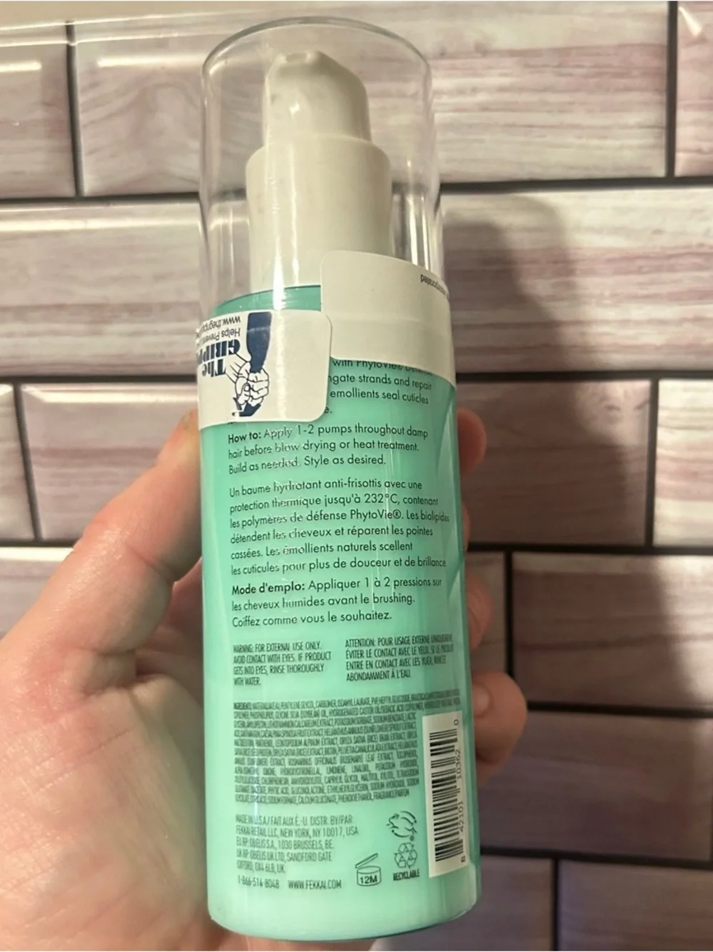 Fekkai Clean Stylers Straight Balm for Hair, 5 oz Blowout Styling Crème